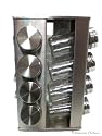 Revolving Spice Rack & 16 Jars