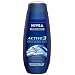 Nivea For Men Active3 Body Wash for Body, Hair & Shave, 16.9-Ounce Bottles (Pack of 3)