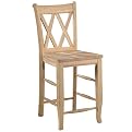 Ready-to-Finish Double X Stool - 24"