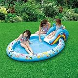 Sizzlin' awesome Slide d Splash Dolphin kids Pool