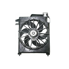02-08 DODGE RAM PICKUP (3.7L, 4.7L, 5.7L, 5.9L, NEW BODY STYLE) AC CONDENSER COOLING FAN (W/ SHROUD, W/ MOTOR) 03 04 05 06 07 2002 2003 2004 2005 2006 2007 2008