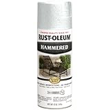 Rust-Oleum 248072 12-Ounce Metal Finish Spray Paint, Hammered White