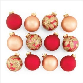 1 DOZEN XMAS ORNAMENTS VARIETY CHRISTMAS DECOR GIFT