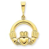 14k Claddagh Pendant