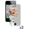 3-Pack Apple iPhone 4G Combo Mirror LCD Screen Protector for Apple iPhone 4G