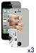 3-Pack Apple iPhone 4G Combo Mirror LCD Screen Protector for Apple iPhone 4G