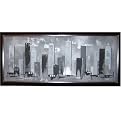 Hand Painted Canvas - Skyline (16 x 40")