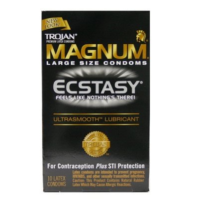 Trojan Magnum Ecstasy Ultrasmooth: 100-Pack of Condoms On Sale