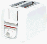 Applica #T2560 B&D 2 Slice White Toaster