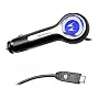 MOTOROLA OEM CLA SPN5400A CAR CHARGER with Blue Glowing LED Clear Background for MOTOROLA Z9, Z6c, Q9h, V8, V9M, RAZR2 / SANYO S1 / LG ENV2 VX9100, AX830 GLIMMER