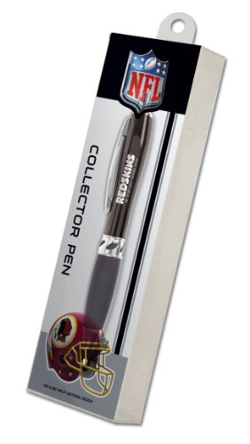 Washington Redskins Metal Nexus Pen in Stock Collectors Pen Box, Team Colors (12012-QVC)