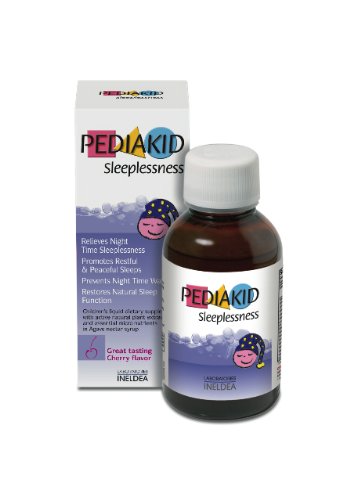 Sleepless Pediakid All Natural Liquid Children Vitamins and Mineral Supplement Safe to Help Children Sleep Easier and Prevent Wake-ups At Nights
