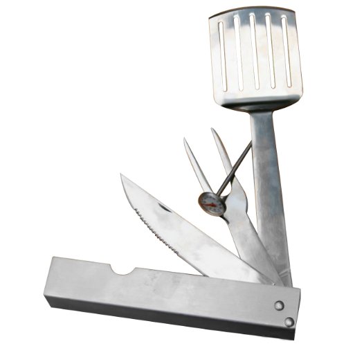 Q2Go Stainless Steel 4 In 1 Grilling Multi Tool QM-MT-4W