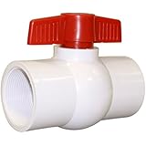 Valterra 700-20F PVC Ball Valve, White, 2" FPT