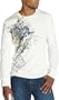 Marc Ecko Cut & Sew Men's Regal Fury Thermal Shirt,Powder White,X-Large