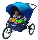 Kiddopotamus & Co Rayshade Double Uv Protective Stroller Shade Improves Sun Protection For Twin Stro