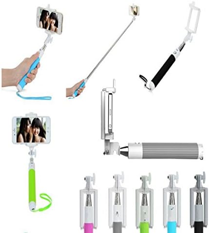 Best Selfie Stick, Wired, Selfie Sticks, Extendable Handle, Selfie Stick, Self-Portrait Monopod, Ultra Compact Foldable, Selfie Stick iexplore (Black)