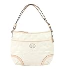 Coach 20022 Peyton Embossed Patent Leather Convertible Hobo White