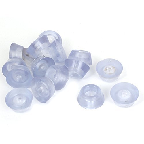 16 Pcs Conical Shape Furniture Table Leg Tips End Caps Foot Pads Clear 16 Pcs Conical Shape Furniture Table Leg Tips End Caps Foot Pads Clear