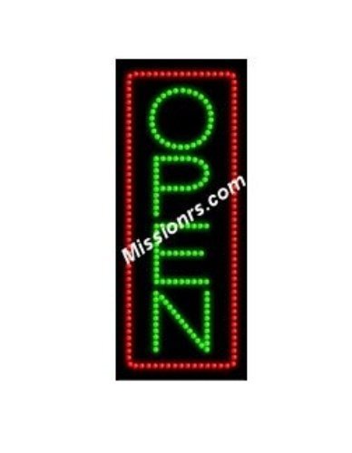 LED Sign, Open Sign, Green and Red