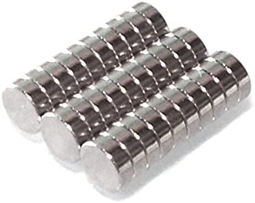 Small 6 mm x 2 mm - 30 Pack of magnets - Multi-Use Crafting Refrigerator Magnets &amp; Craft Magnets - Works as Metal Collar Stays Magnets On Dress Shirts - Quality Round Magnets (30) NEW ITEM