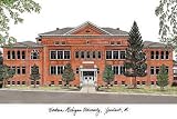 Eastern Michigan University by Landmark Publishing. Art Print Poster 14 inches width by 10 inches height. Highest Quality Art Poster Print