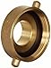 Dixon Valve HA2515T Brass Fire Equipment, Hydrant Adapter with Pin Lug, 2-1/2