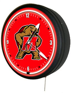 Maryland Terrapins Neon Clock