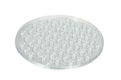Wenko 2005575100 Sp&uuml;lbeckeneinlage Kristall - extra stark, rund, Kunststoff, &Oslash; 31 cm, transparent