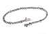 14K White Gold Diamond and Sapphire Bracelet