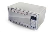 Miallegro 5380 Smartblue 6-Slice Digital Convection Toaster Oven With Pizza Bump, Stainless Steel