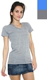 American Apparel Tri-Blend Short Sleeve Womens Track T-Shirt