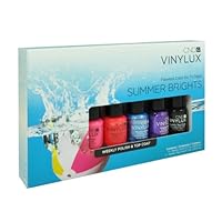 CND Vinylux Summer Brights Pinkies Mini Nail Polish Kit