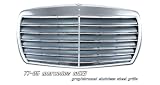 77-85 Mercedes W123 Sport Grill Shell Gray/Chrome Stainless Steel