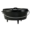 Lodge Logic 6-qt. Camp Dutch Oven with Lid - Black