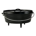Lodge Logic 6-qt. Camp Dutch Oven with Lid - Black