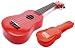 Mahalo Red Soprano Ukulele: 4 String Starter Ukelele + Uke Bag