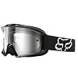 Fox Racing Main Sand Men's Motocross Motorcycle Goggles Eyewear w/ Free B&F Heart Sticker Bundle - Jet Black/Grey