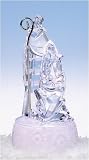 Icy Crystal Lighted Holy Family Christmas Nativity Figure