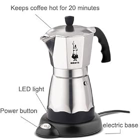 Bialetti 6-Cup Electric Moka Express