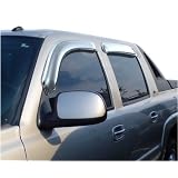 Auto Ventshade 684355 Chrome Ventvisor - 4 Piece by Auto Ventshade