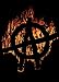Burning Anarchy 30'' x 40'' Textile/Fabric Poster