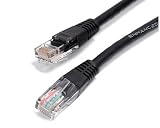 Black cat5e 50FT ETHERNET CABLE CAT5E FOR XBOX 360 X BOX 50 ft