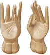 Standing Hands, Set of 2- Approx 4" in Length