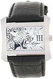 Christian Audigier Watches:Christian Audigier Women's TWC 402 The World Of Christian Black and Silver Cheetah Watch
