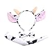 Marlegard® 3PCs Funny Dalmatian Milk Leopard Costume Headband Ear with Tail Tie