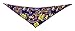 BANDANAS UNLIMITED Tie on Triangle Halloween Bandanas for Small Dogs (3 Pack), 20