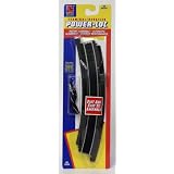 Life-Like Trains Power-Loc HO Scale Track - 18 Radius Curved Terminal Rerailer, Steel