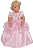 Pink Gala Christmas Holiday Gown Dress Renaissance Princess Doll Clothes Outfit Fits American Girl 18