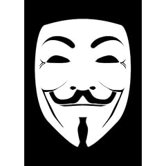 Guy Fawkes Sticker Aufkleber Ber�hmte Person - Gr�sse ca. 7x10 cm